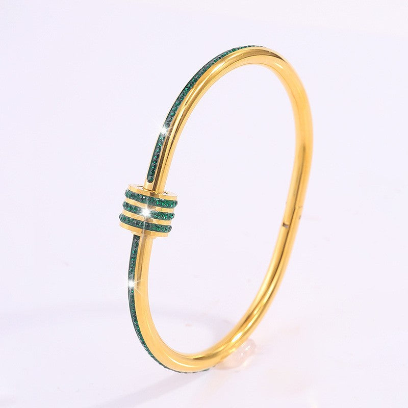 Tessandra Virelli Bracelet Black | Gold 16k