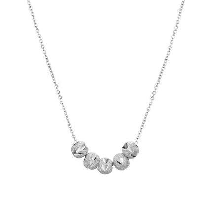 Serena Granata Necklace | White Gold 18k
