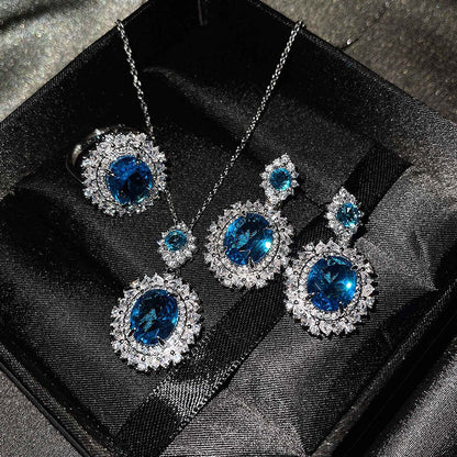 Vespera Aetherin Red Set | White Gold 18k