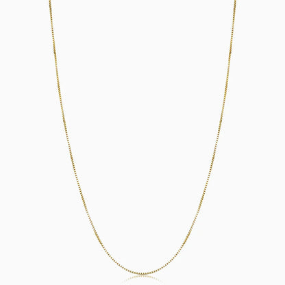 Bodega Box Necklace | Gold 18k