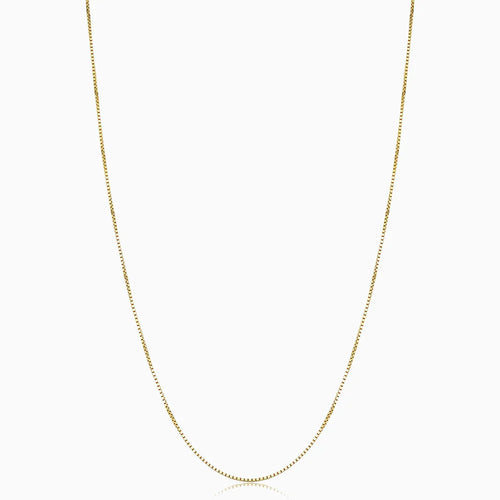Bodega Box Necklace | Gold 18k