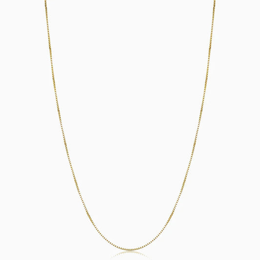 Bodega Box Necklace | Gold 18k