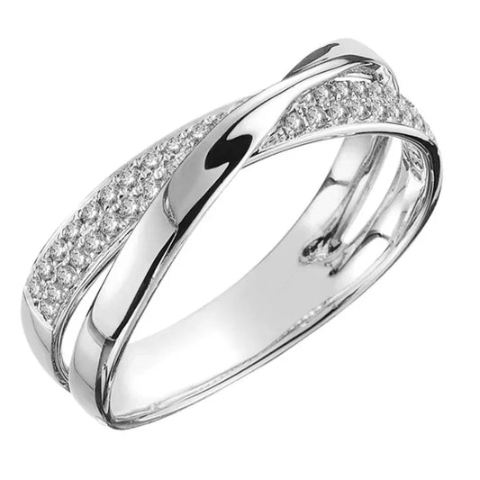 Aelira Solene Ring | White Gold 18k